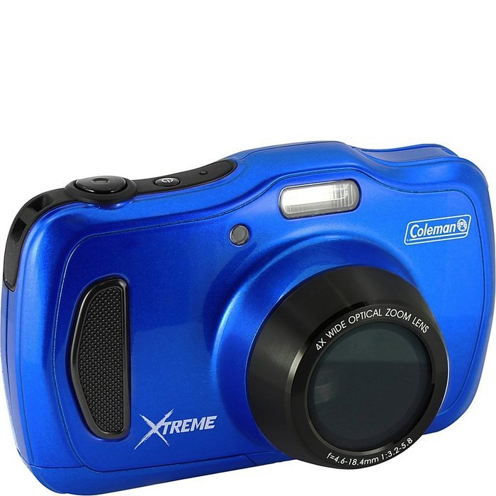 Coleman 20.0 Mega Pixels Waterproof HD Digital Camera with 4x Optical Zoom & 3" LCD Screen, Orange (C30WPZ-O)