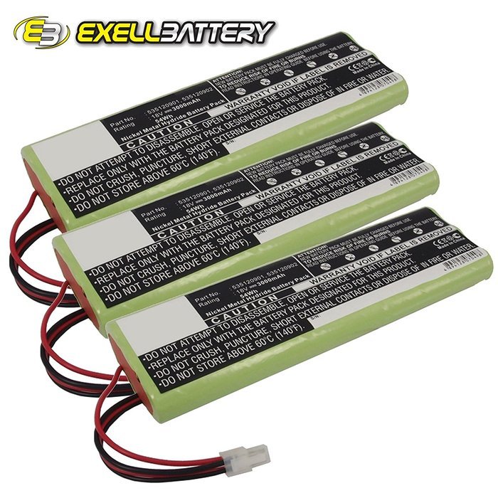 3x 18.0V Battery Fits HUSQVARNA Automower SH 220AC 230ACX G2 2004-2006 Vacuums