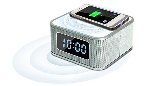 IRISTIME Bluetooth 4.0 Wireless Speaker, Portable Rechargeable Stereo Speaker with Universal QI Wireless Charger... N4