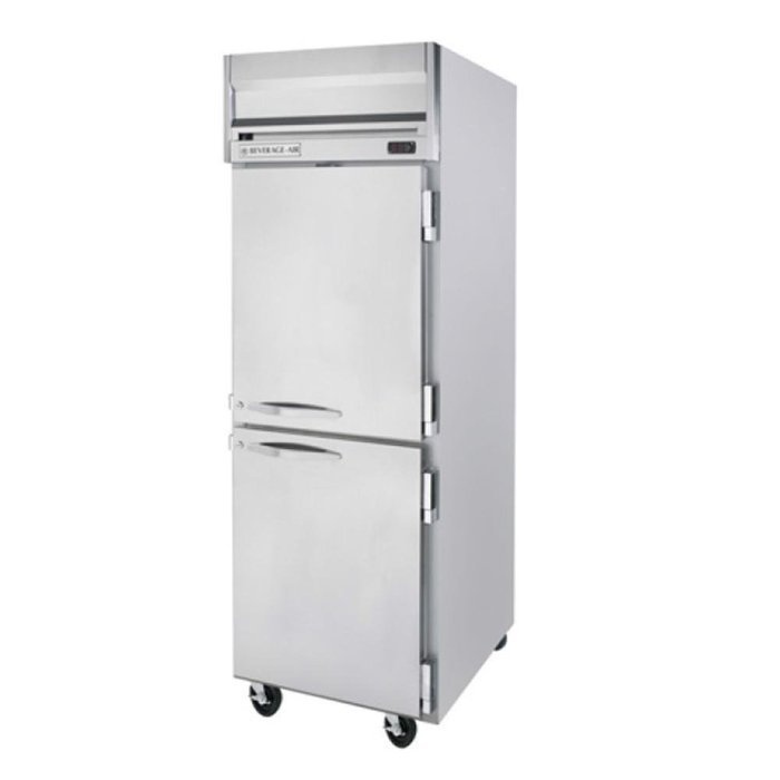 Beverage-Air HFP1-1HS Horizon Series One Section Solid Half Door Reach-In Freezer 24 cu.ft. capacity Stainless...
