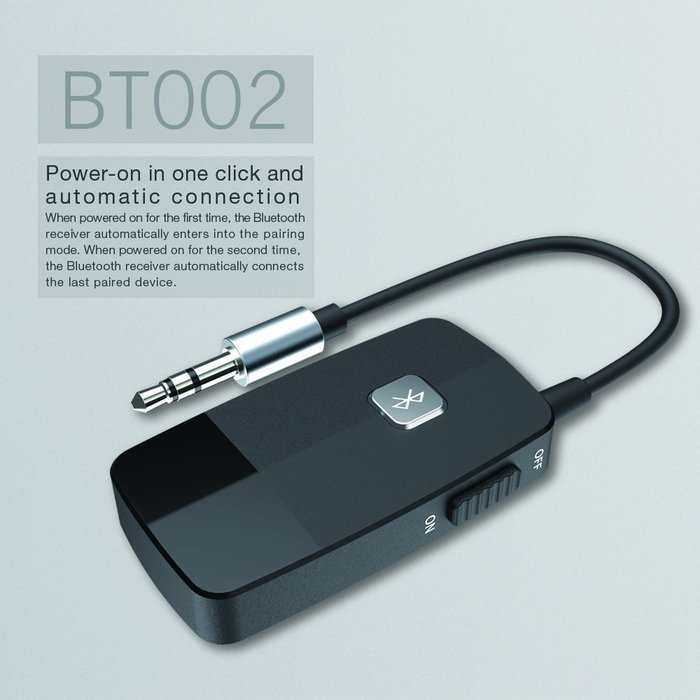 Bluetooth Receiver Uppel Mini Wireless Bluetooth Car Kit Music Audio Adapter for Speakers, Headphone, TV, PC,... N3