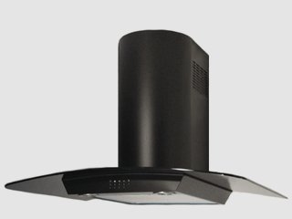 Range Hood Wall Mounted Black 42" KA-144-BLK NT AIR Made in Italy N5