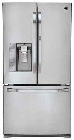 LG LSFD2491STStudio 24.0 Ct. Ft. Stainless Steel Counter Depth French Door Refrigerator - Energy Star