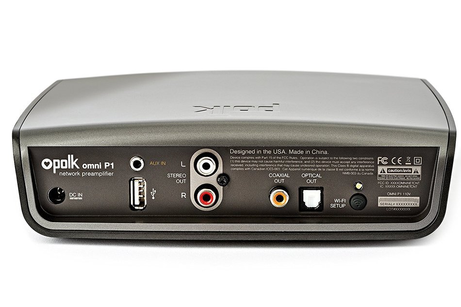 Polk Audio Omni P1 Wireless WiFi Music Streaming Adapter N3