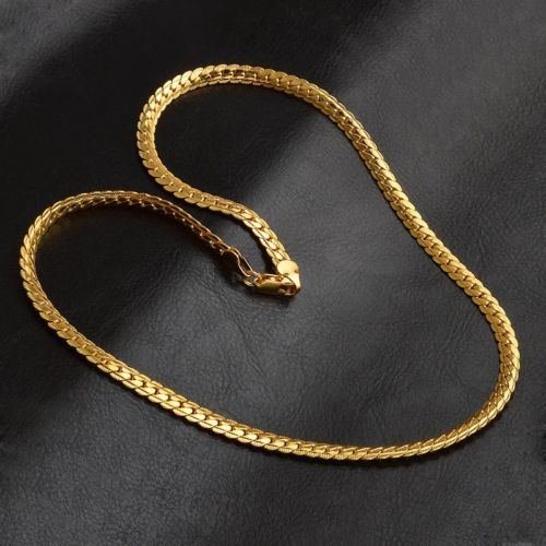 Women & Men Fashion 18K Gold Plated Necklace Chain Jewelry NEW N2