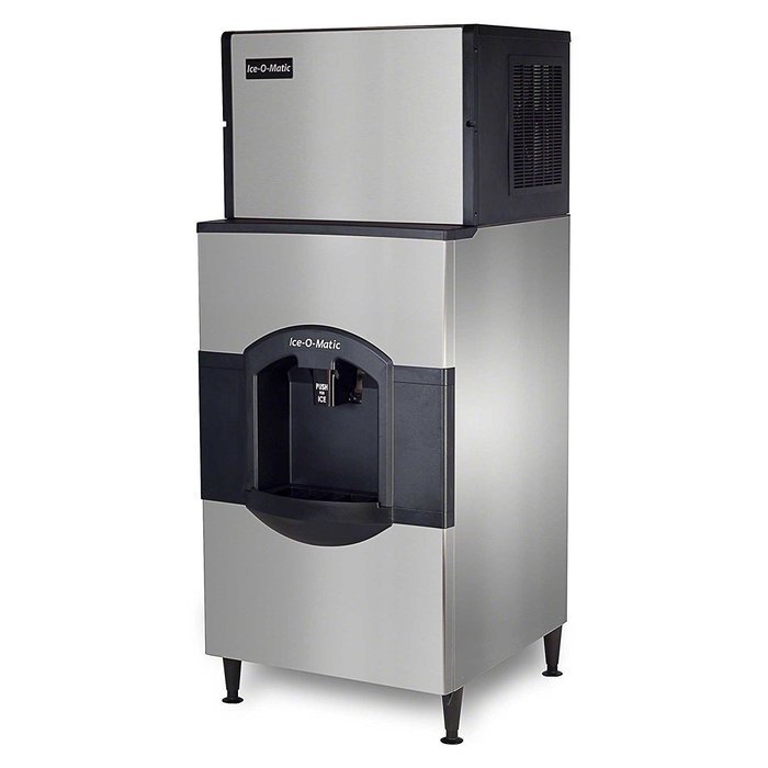 Ice-O-Matic ICE0250FA-CD40030 336 lb 30" Air-Cooled Ice Machine w/ CD40030 Hotel Dispenser