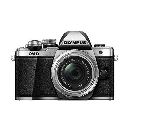 Olympus OM-D E-M10 Mark II Mirrorless Digital Camera with 14-42mm EZ Lens (Silver)- International Version (No...