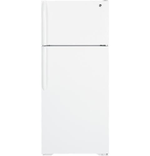 GE REFRIGERATORS 1029659 18.1 cu. ft. Top-Freezer Refrigerator, White, Reversible Door Swing