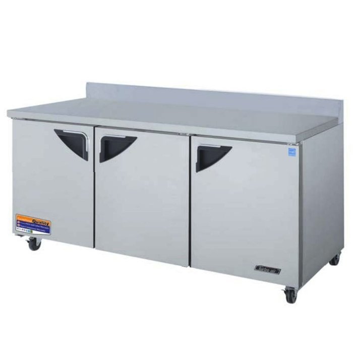 Turbo Air TWR72SD 19 cu. ft. Super Deluxe Series Worktop Refrigerator with Efficient Refrigeration System Hot...