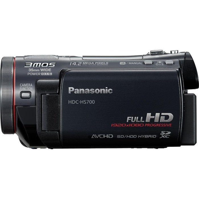 Panasonic HDC-HS700K Hi-Def Camcorder with Pro Control System & 240GB HDD (Black) N2