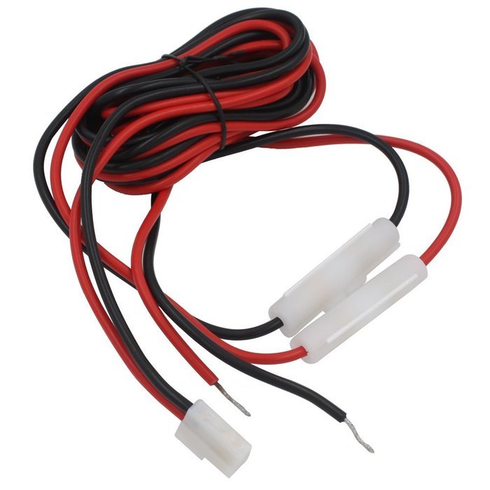 AOER&reg; 2.9m/114 inch DC Power Cable with T Shape Connector for Mobile Radio Kenwood TM-D700 TM-G707 TM-G707A ICOM...