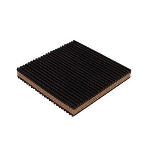 DiversiTech MP-6C Rubber/Cork Anti-Vibration Pad, 6" x 6" x 7/8"