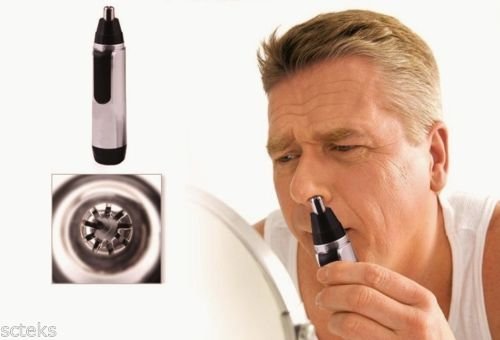 RioRand&reg; New Nose Ear Hair Removal Trimmer Shaver Clipper Cleaner Silver and Black N3