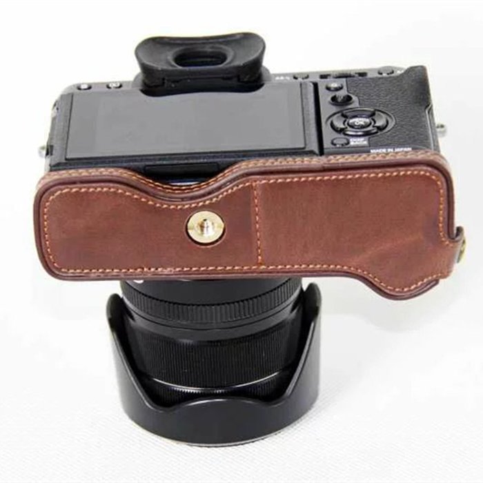 xhorizon TM FL1 Full Protection Bottom Opening Version Protective Leather Camera Case Bag with Tripod Design for... N62