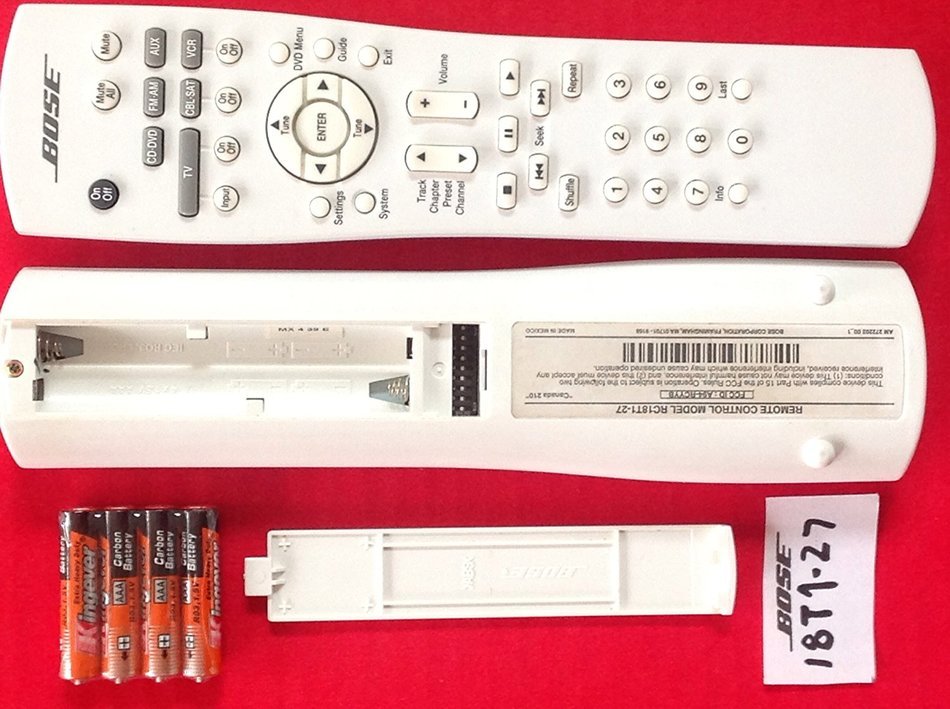NEW Bose RC18T1-27 Remote Control 4 Lifestyle 18 II III 28 II III & 35 II III IV (excluding series I)