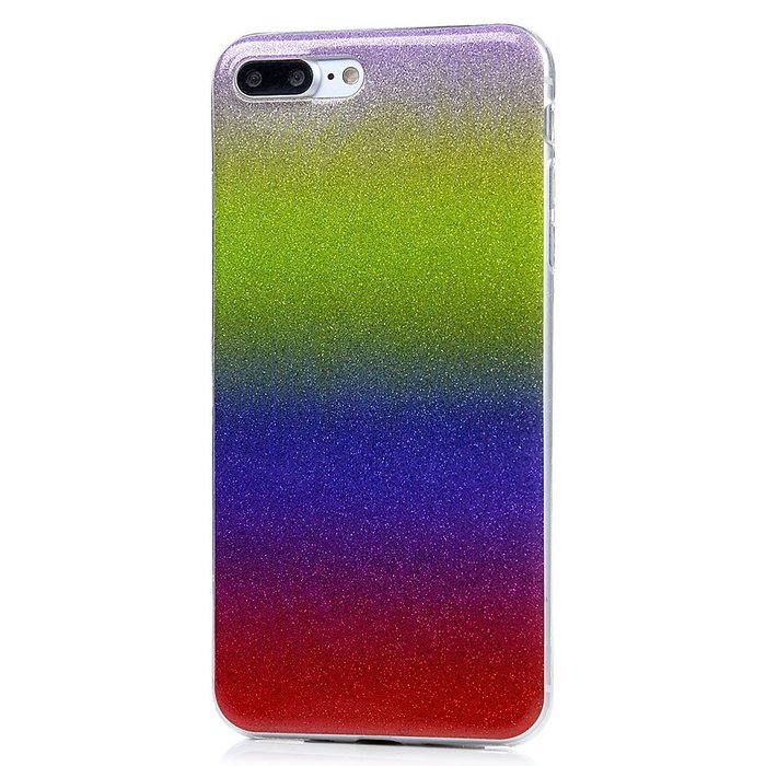 iPhone 7 Plus Case (5.5 inch) - Shockproof Flexible Soft TPU Rubber Skin Gel Bumper Protective Case Shiny Glitter... N39