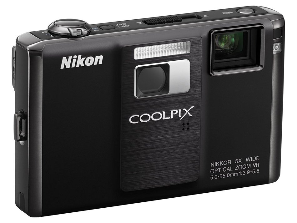Nikon Coolpix S1000pj 12.1MP Digital Camera with Built-In Projector and 5x Wide-Angle Optical Vibration Reduction... N3