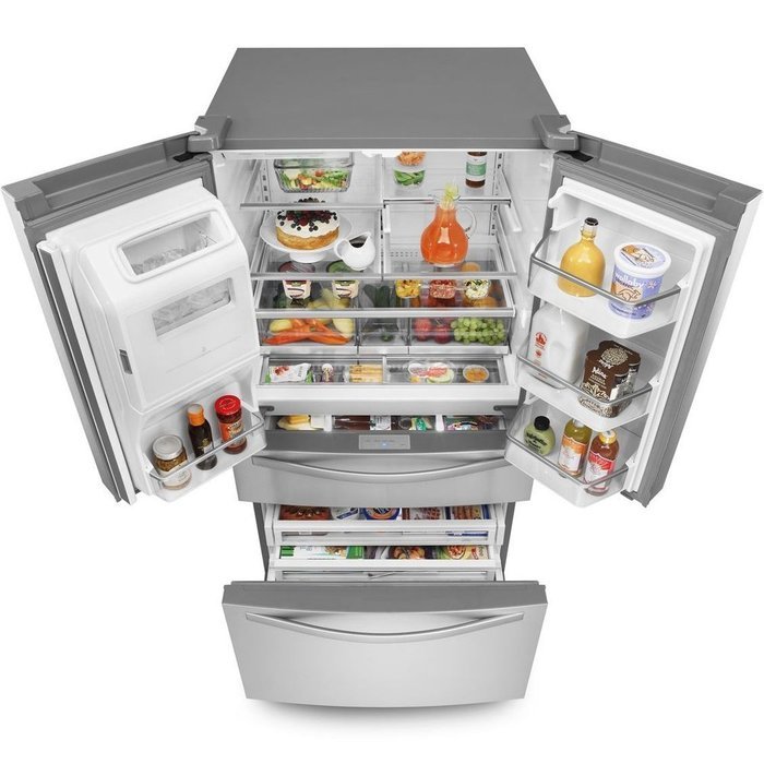 Whirlpool WRX988SIBM 28.1 Cu. Ft. Stainless Steel French Door Refrigerator - Energy Star N5