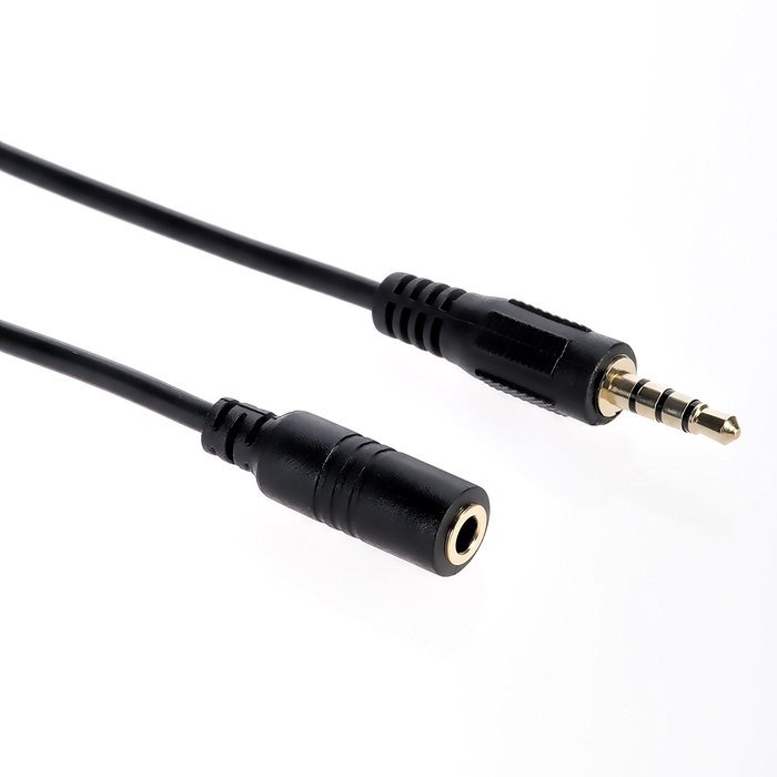 Eaton 20 foot (6m) 3.5mm TRRS Microphone Extension Cable for Smartphones