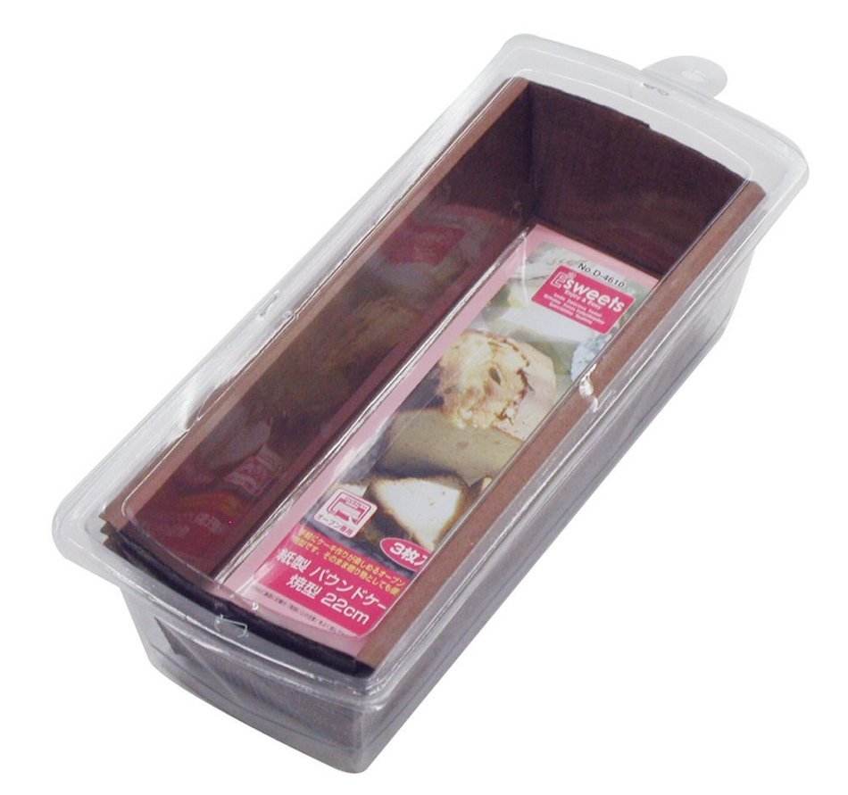 Parukinzoku EE Suites Paper pound cake baked type 22cm 3 pieces - Made in Japan D-4610
