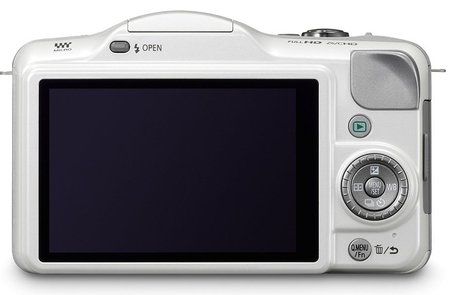 Panasonic Lumix DMC-GF3KW 12 MP Micro 4/3 Compact System Camera with 3-Inch Touch-Screen LCD and 14-42mm Zoom... N8