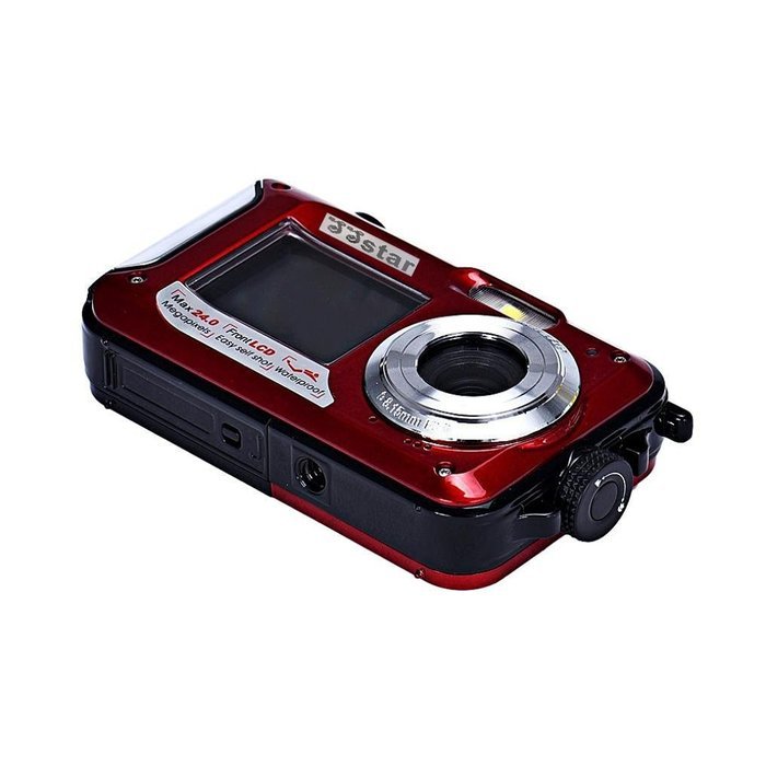 SSstar HD 1080P Double Screens Waterproof Digital Camera 2.7 inch + 1.8 inch Screens CMOS 16x Zoom Camcorder Mini... N7