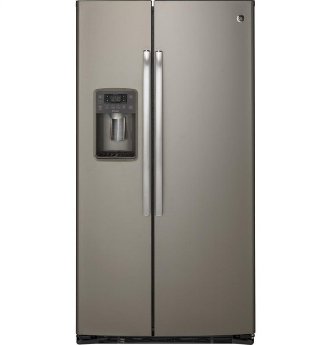 GE Profile PZS22MMKES 36" Counter-Depth Side-By-Side Refrigerator with Advanced Water Filtration, Adjustable Slide-Out... N3