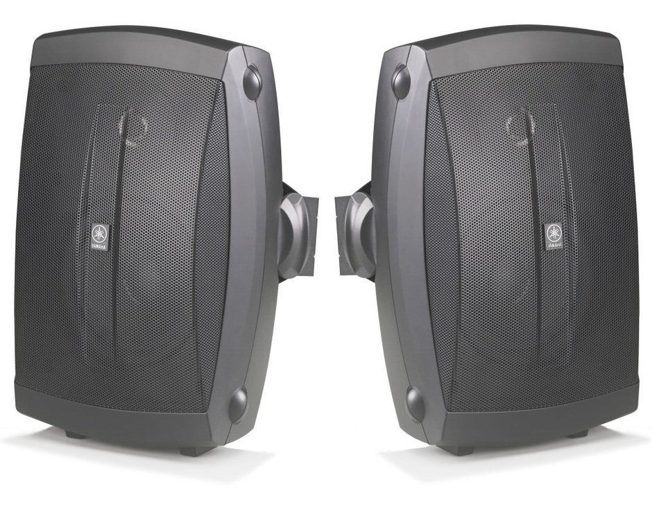 Yamaha All Weather Indoor & Outdoor Wall Mountable Natural Sound 120 watt 2-way Acoustic Suspension Speakers (... N2