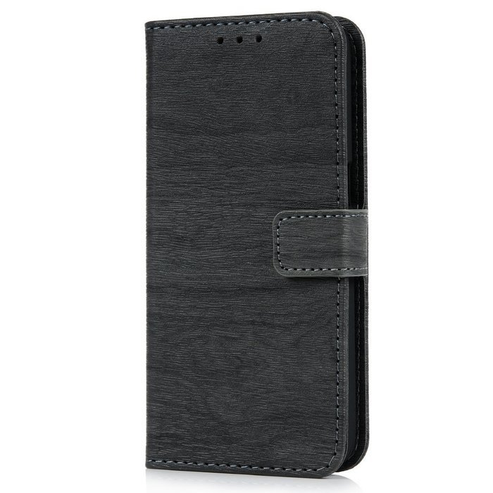 Badalink Galaxy S7 Wallet Case Wood Texture Premuim PU Leather Case Slim Fit Flip Folio Kickstand Case with Card... N15