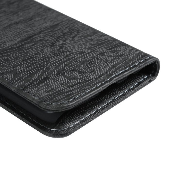 Badalink Galaxy S7 Wallet Case Wood Texture Premuim PU Leather Case Slim Fit Flip Folio Kickstand Case with Card... N16