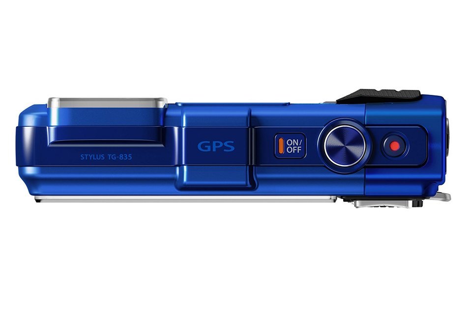 Olympus TG-835 Tough Camera - Blue (16MP, 5x Zoom) 3 inch LCD - International Version (No Warranty) N2
