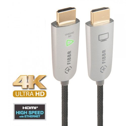 Fibbr HDMI 4k@50/60 (2160p) Active Optical Cable (AOC) 30 Feet