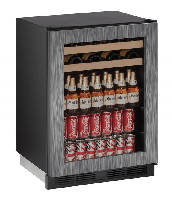 U-Line U1224BEVINT00A Built-in Beverage Center, 24", Stainless Steel