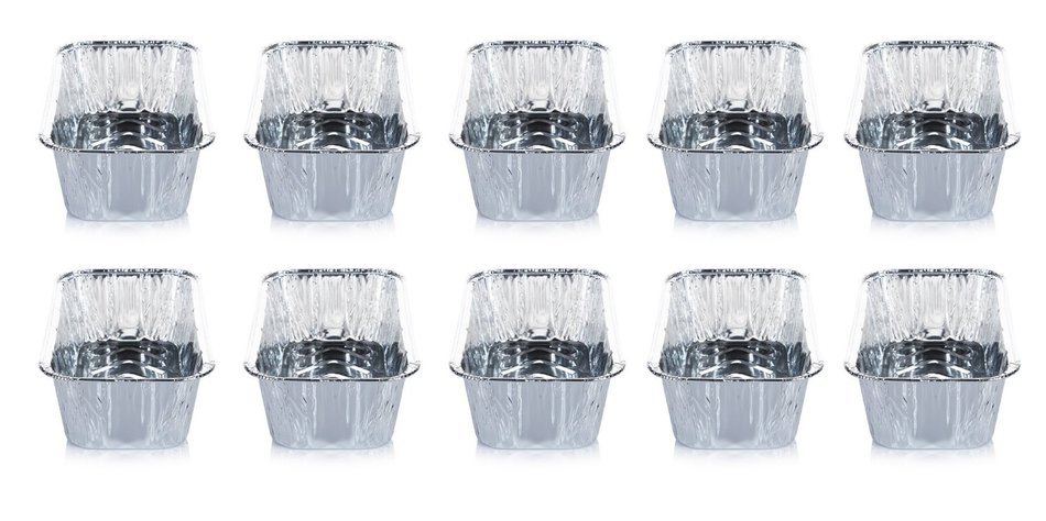 DOBI Loaf Pans - Disposable Aluminum Foil 2Lb Bread Pans, Standard Size - 8.5 X 4.5 X 2.5 Inches, Pack of 30.... N3