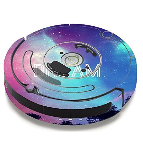 Skin Decal Vinyl Wrap For IRobot Roomba 650 655 Vacuum / Dream Poem Galaxy
