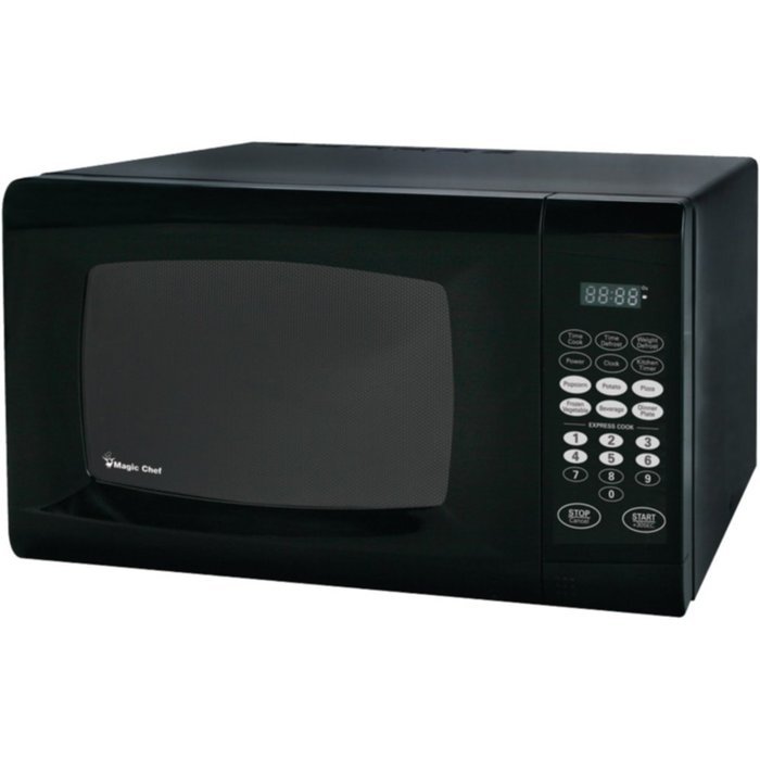 Magic Chef MCM990B Black .9 Cu ft 900W Countertop Microwave W/Digital Touch Home & Garden