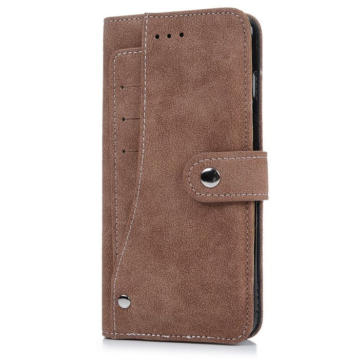 iPhone 7 Plus Case (5.5") - Wallet Flip Folio Stand Case Counterfeit Cashmere Leather Extra ID/Credit Card Holders... N15