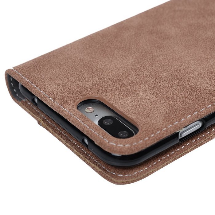 iPhone 7 Plus Case (5.5") - Wallet Flip Folio Stand Case Counterfeit Cashmere Leather Extra ID/Credit Card Holders... N16