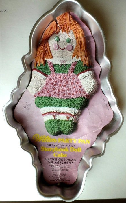 Vintage Wilson Storybook Doll Cake Pan 1979 with Insert