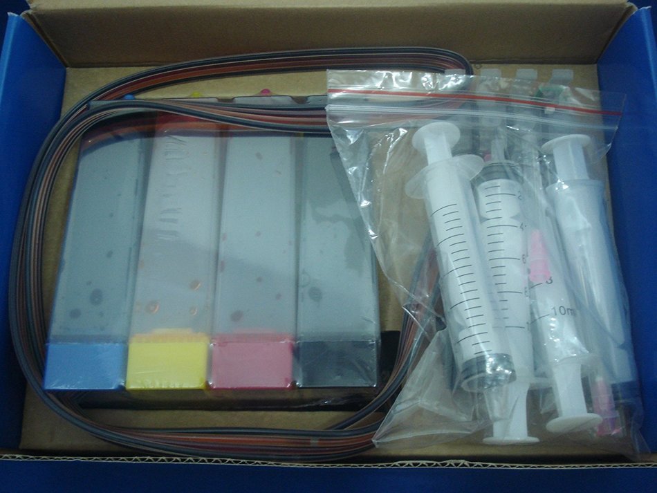 BRAND NEW Continuous Ink System with "Auto Reset Chips" , PRE FILLED INK (DYE SPECIAL INK) They work with Epson...