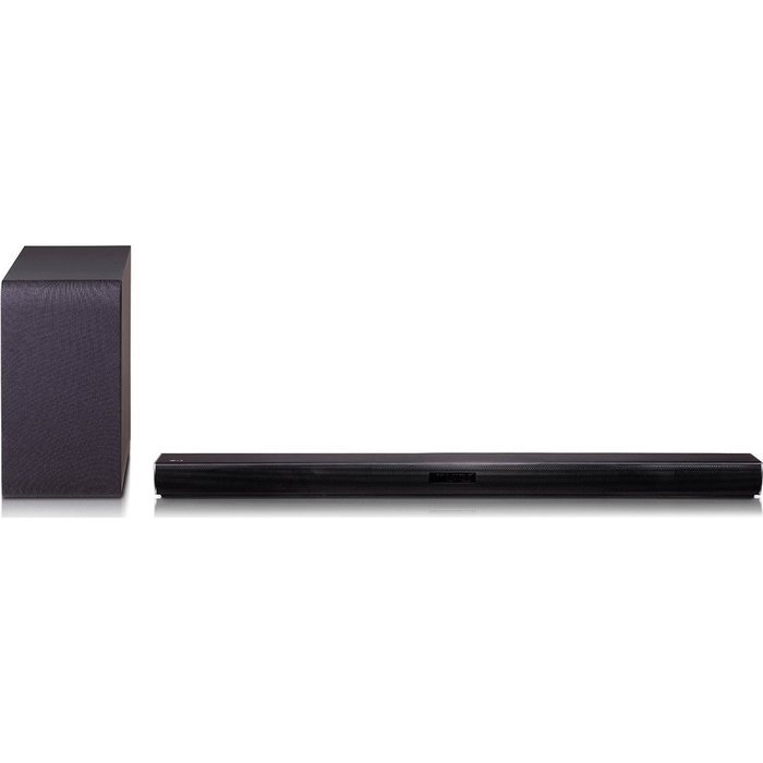 LG SH4 2.1ch 300W Sound Bar with Wireless Subwoofer + Bluetooth Connectivity Bundle includes Sound Bar with Subwoofer... N4