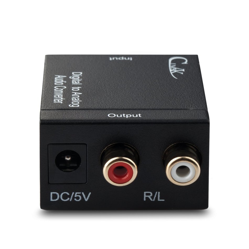 Cingk RCA L/R Analog to Digital Optical SPDIF/Coaxial Audio Converter Adapter N2