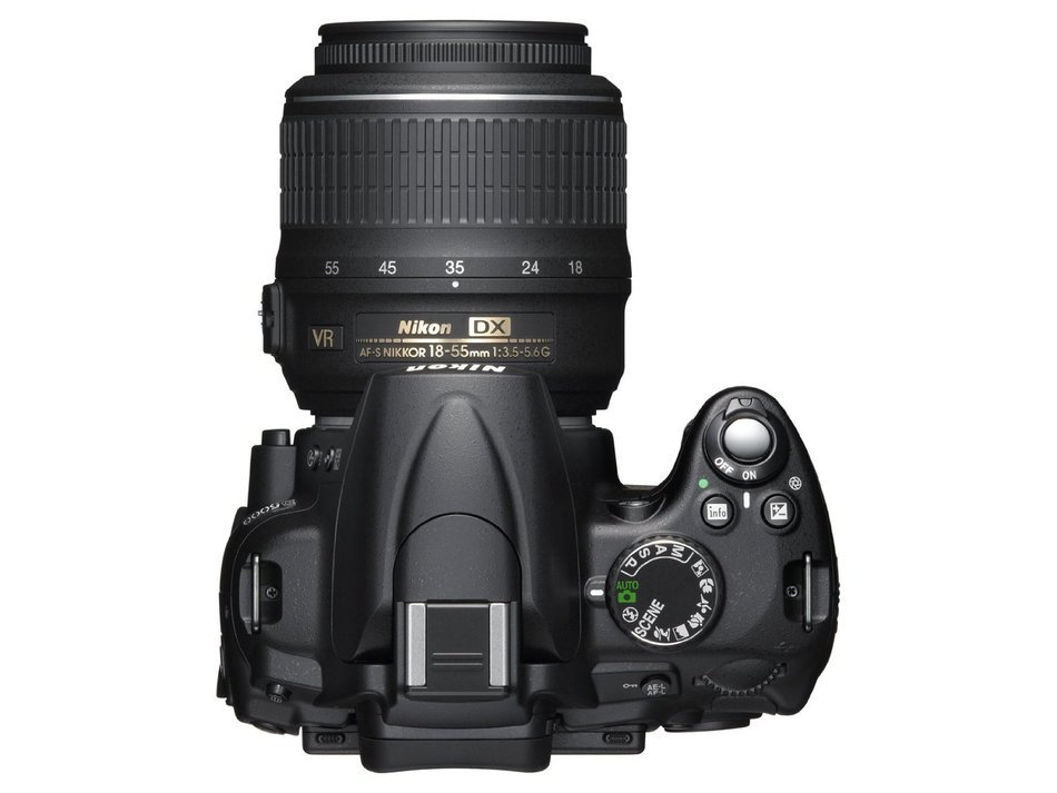 Nikon D5000 12.3 MP DX Digital SLR Camera with 18-55mm f/3.5-5.6G VR Lens and 2.7-inch Vari-angle LCD N2