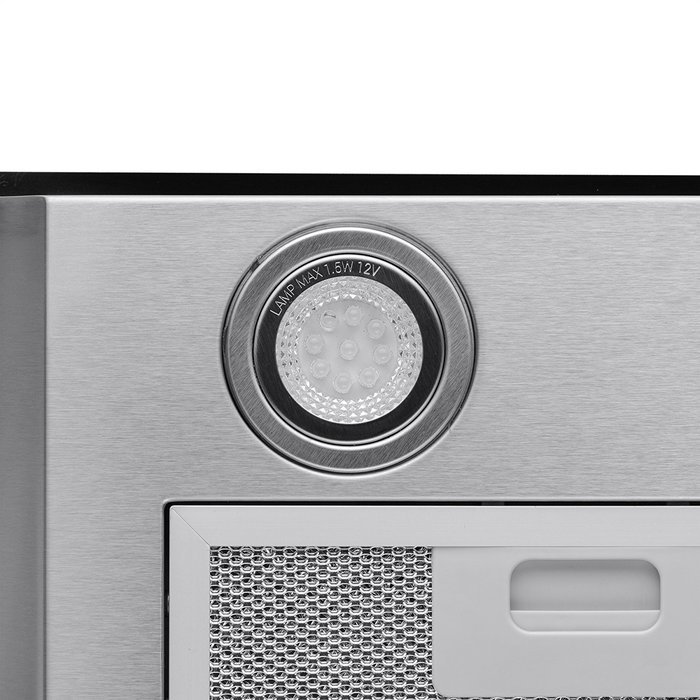 Gracelvoe 36 inch Kitchen Island Vented/ Ductless Stainless Steel Range Hood or Stove Vent with LED Lights N8