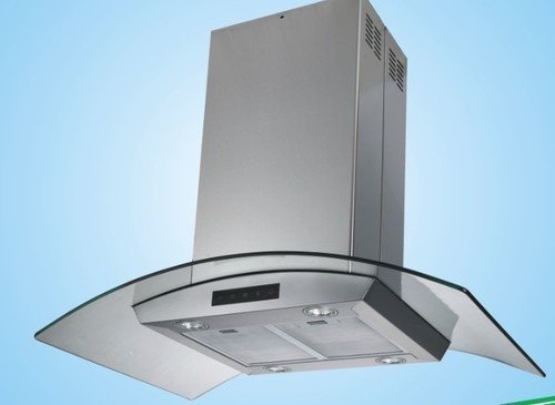 EUREKA 30" Euro Style CC Stainless Steel Island Mount Range Hood. N3