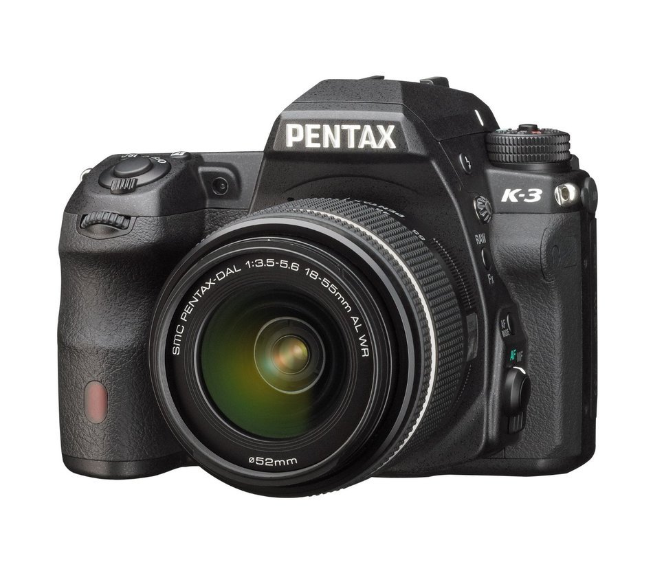 Pentax K-3 DSLR Camera with 18-55mm WR Lens Kit (24MP, CMOS Sensor) 3.2 inch LCD N2