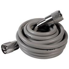 12' RG8X Cable with PL259 Connectors Grey (A8X12)
