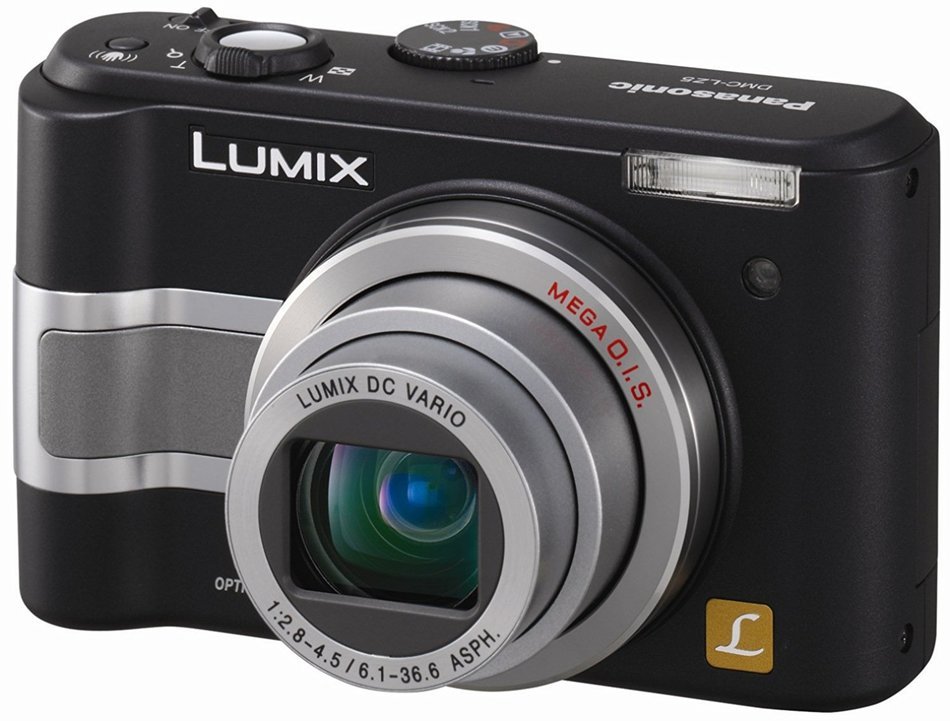 Panasonic Lumix DMC-LZ5K 6MP Digital Camera with 6x Image Stabilized Zoom (Black) N2