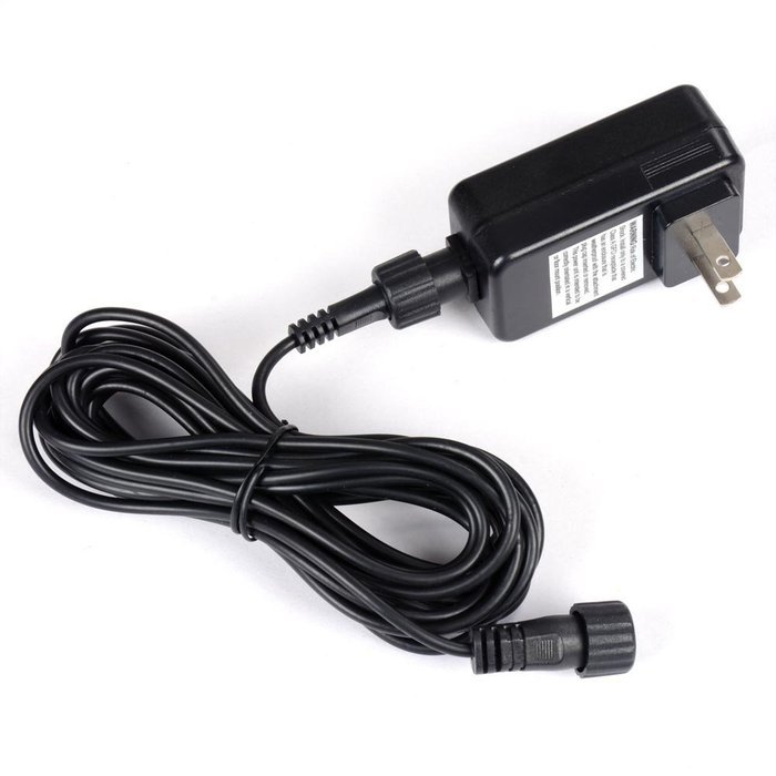 Yescom 12V Transformer Plug &16 Ft Wire Cable Power Cord for LED Deck Light Lamp