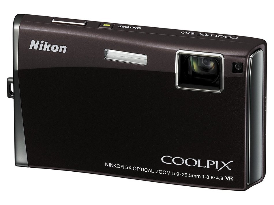 Nikon Coolpix S60 10MP Digital Camera with 5x Optical Vibration Reduction (VR) Zoom (Espresso Black) N4